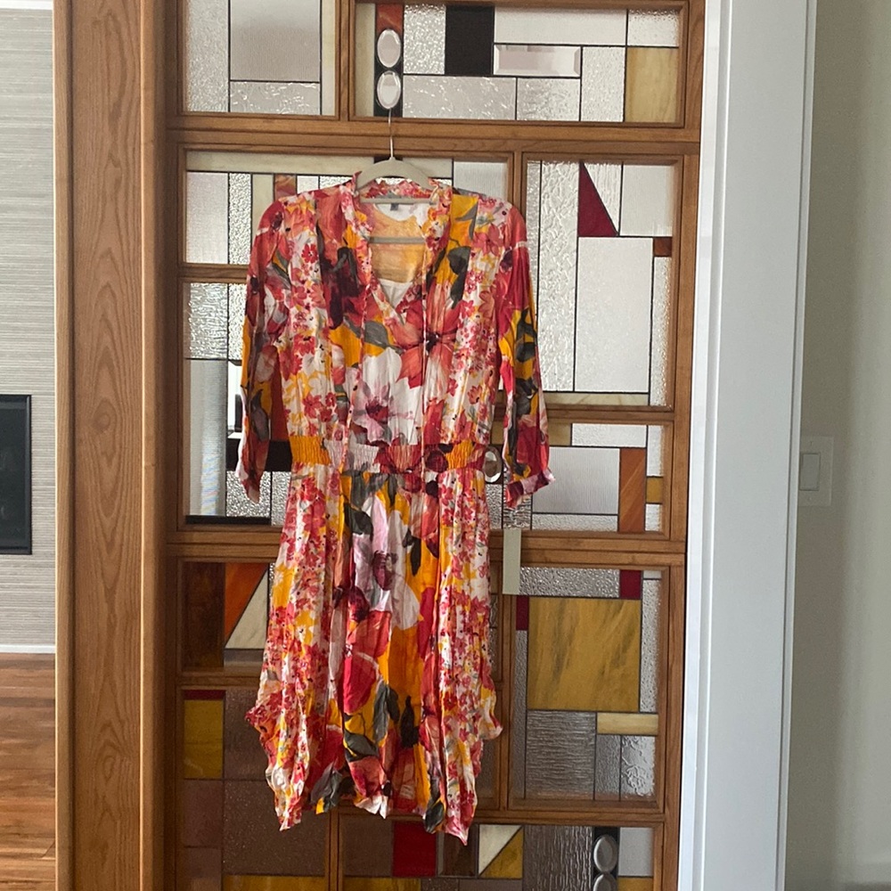 Floral Handkerchief Dress